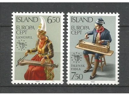 Island 1985. EVROPA CEPT cista serija