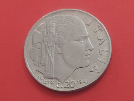 Italija  - 20 cent 1941 god