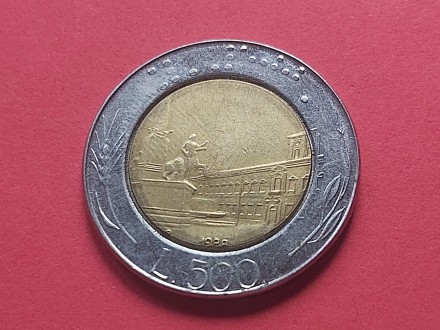 Italija  - 500 lire 1988 god