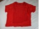 Italijanska crvena bluza od svile i viskoze slika 1
