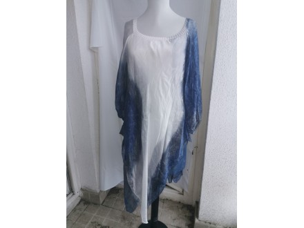 Italijanska svilena haljina iz slojeva XL