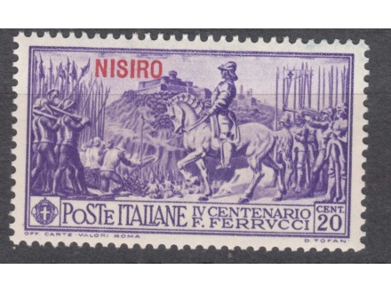 Italijanske kolonije Egej 1930, Ostrvo Nisiros *