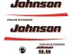 JOHNSON 9. 9 - Nalepnice za vanbrodski motor slika 1
