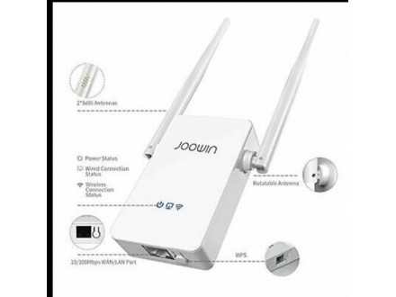 JOOWIN WiFi Extender WiFi Booster 2.4GHz 300Mbps WiFi R