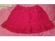 JSP- preslatka crvena suknja za devojcice 6-9 meseci slika 3