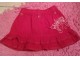 JSP- preslatka crvena suknja za devojcice 6-9 meseci slika 1