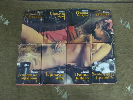 Jacqueline Susann - Komplet od 8 knjiga