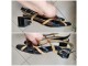 Jeannot italijanske lak. kozne sandale, original slika 5