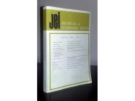 Jei; Journal of economic issues, Glen Atkinson