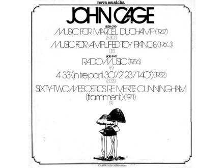 John Cage – John Cage(LP,2022,white)