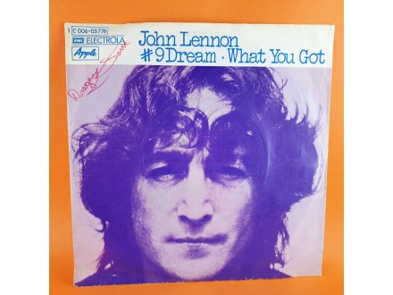 John Lennon ‎– # 9 Dream / What You Got, Single,Germany