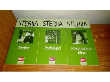 Jovan Sterija Popović 3 knjige/ Rodoljupci,Tvrdica,Poko