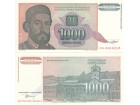 Jugoslavija 1.000 Dinara 1994 UNC ST-167/P-140