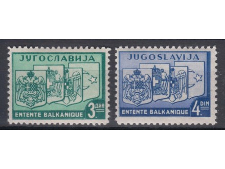 Jugoslavija 1937 serija *