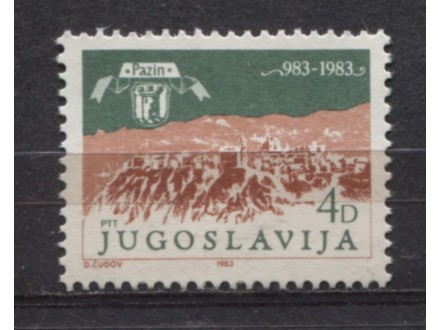 Jugoslavija 1983 100 god grada Pazina