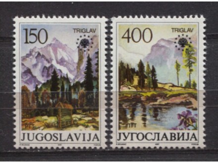 Jugoslavija 1987 Evropska zaštita prirode