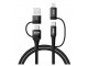 KABL MS USB-A 2.0/C -&;gt; USB-C/L, 1m, Crni slika 1