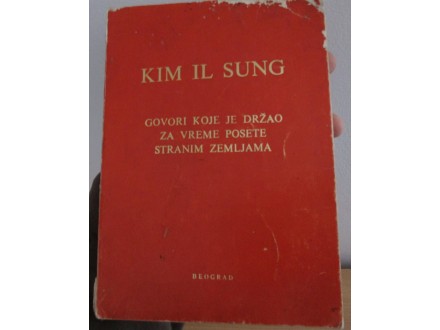 KIM IL SUNG - GOVORI