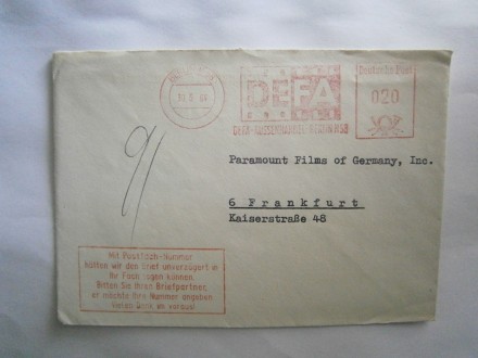 KOVERAT NEMAČKA 1964.