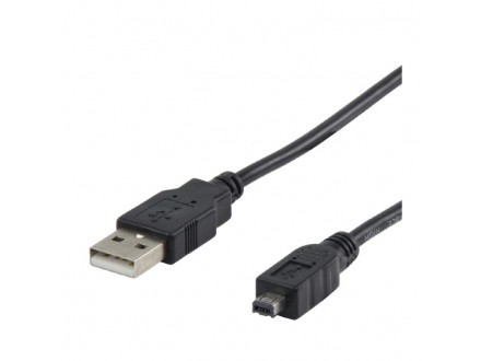 Kabl USB A muski na USB mini B 4.pinac 1m!