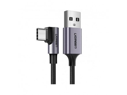 Kabl USB2.0 A muški-USB C muški ugaoni 1.0m