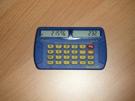Kalkulator i konverter za dve monete