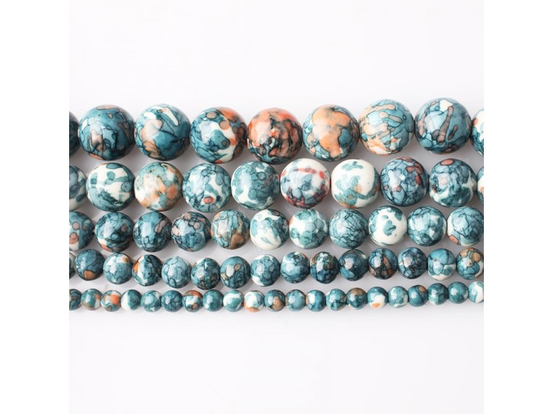Kamene perle plave  6mm