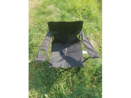 Kamp - Stolica za kampovanje ili pecanje,Jysk,crna