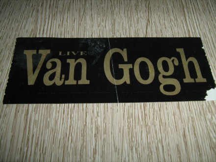 Karta za koncert Van Goga