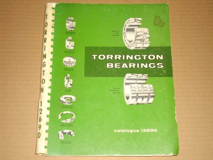 Katalog Ležajeva `Torrington` Bearings 12690 England
