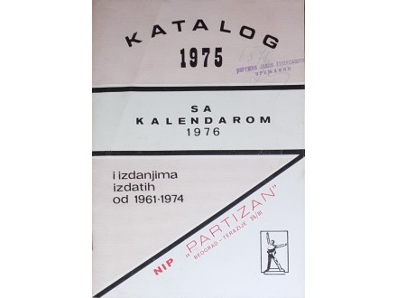 Katalog NIP `PARTIZAN` Beograd Jugoslavija