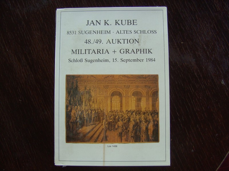 Katalog dokumenata i militarije sa aukcije na nemačkom