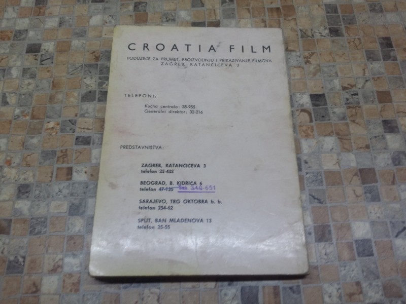 Katalog filmova - Croatia film 1968-1969