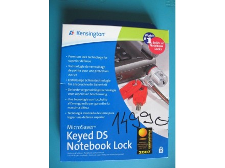 Kensington 64343 MicroSaver DS Keyed Notebook Lock