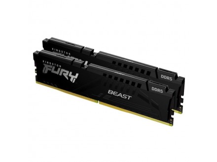 Kingston DIMM DDR5 64GB (2x32GB kit) 5200MT/s KF552C40BBK2-64 Fury Beast black