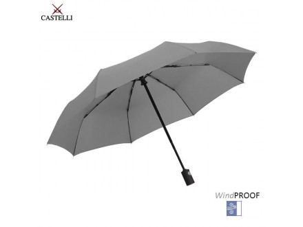 Kišobran Castelli Firenca sklopivi sivi - Novo