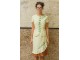Kivi zeleni blejzer i suknja od rayon-lana slika 1