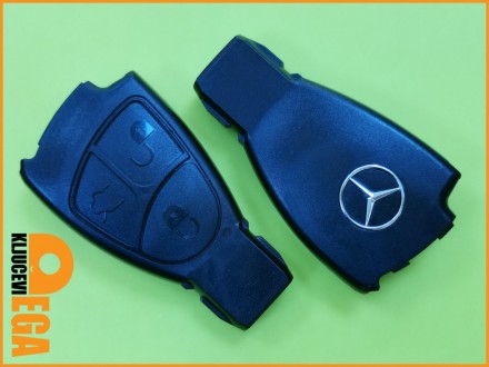 Ključ Mercedes kruškica sa tri tastera (obloga,oklop)