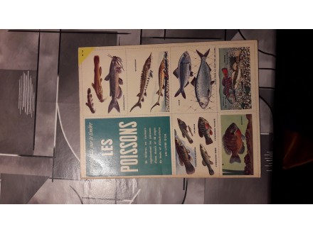 Knjiga o ribama Les poissons na francuskom jeziku