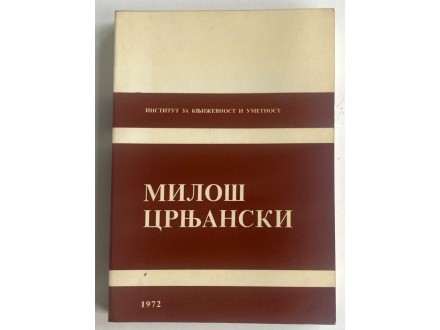Književno delo Miloša Crnjanskog - zbornik