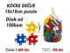 Kocke Puzzle za decu 10x10cm / džak od 100 kom. slika 1