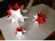Komplet ručno šivenih crveno-belih zvezda slika 3