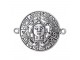 Konektor tibetansko srebro Maje 36x28mm slika 1