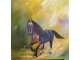 Konj, ulje na platnu, dimenzije 40*40 cm slika 2