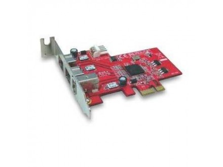 Kontroler Lycom PCIe x1 na FireWire 1394b &; 1394a combo 3 port