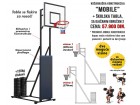 Košarkaška Konstrukcija `MOBILE`+ Školska tabla+ obruč