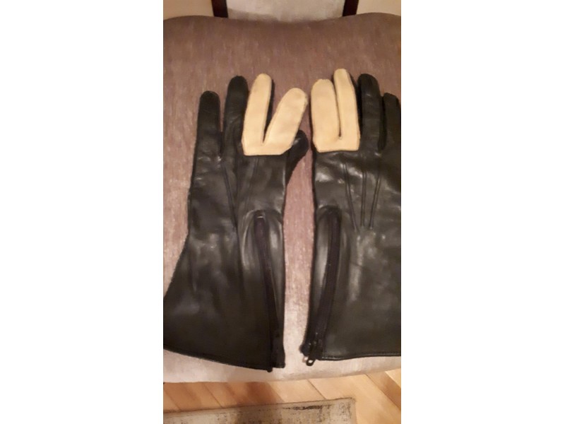 Kozne zenske rukavice za motor