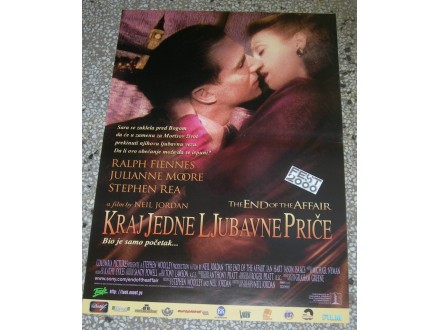 Kraj jedne ljubavne priče (R. Fiennes) - filmski plakat