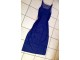 Kraljevsko Plava haljina od tila m/L NOVO slika 1