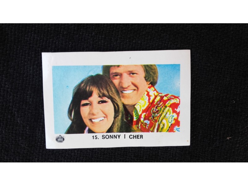 Kraš slicica br. 15 - Sonny i Cher